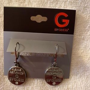 Guess silver earrings